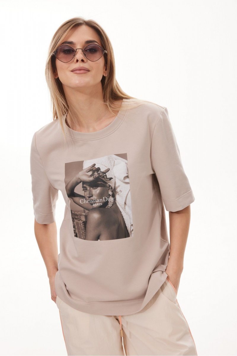 Майки NiV NiV fashion 421 бежевый