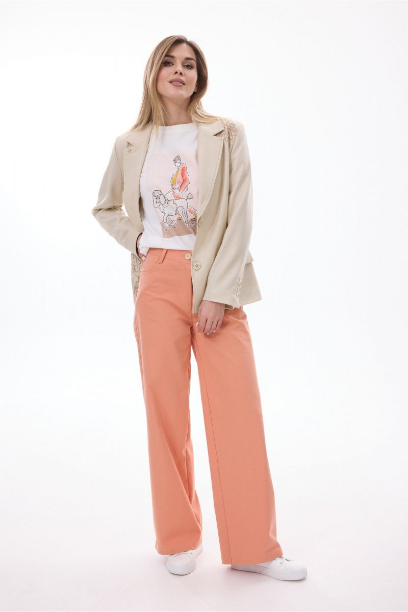 Жакеты NiV NiV fashion 422 холодно-бежевый