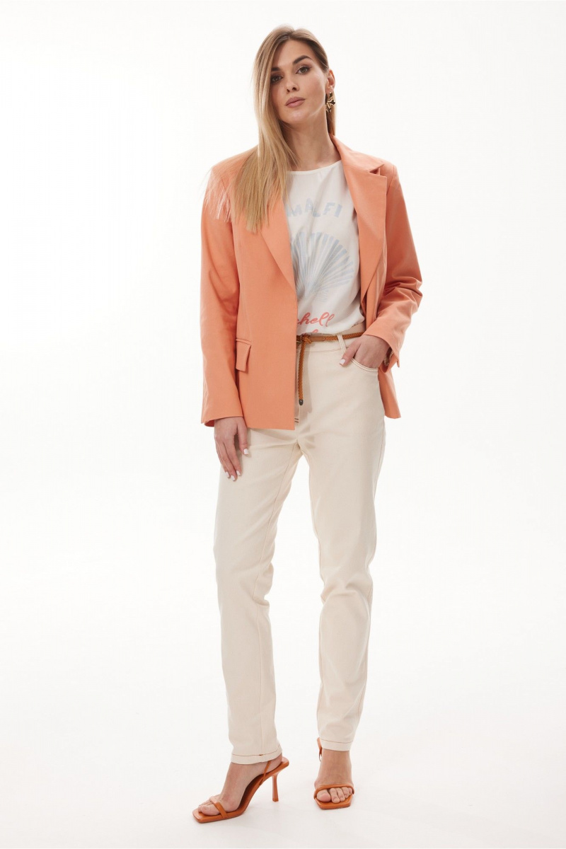 Брюки NiV NiV fashion 425 светло-бежевый