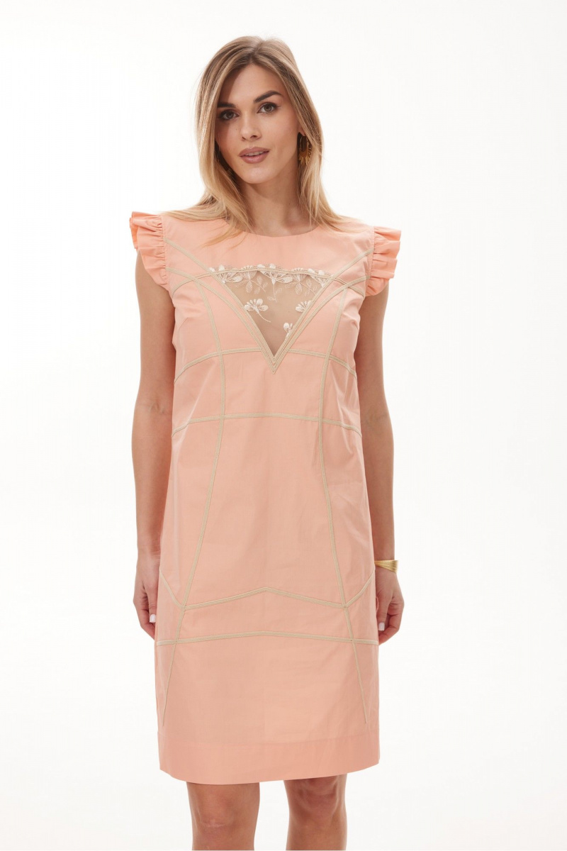 Платья NiV NiV fashion 428 персиковый