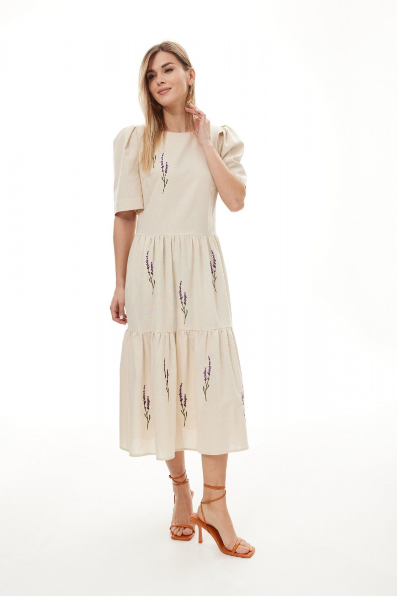 Платья NiV NiV fashion 451 песочный