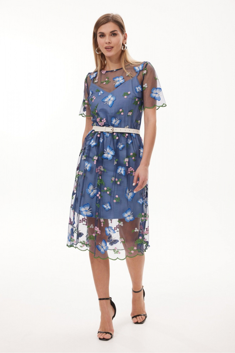 Платья NiV NiV fashion 455 синий