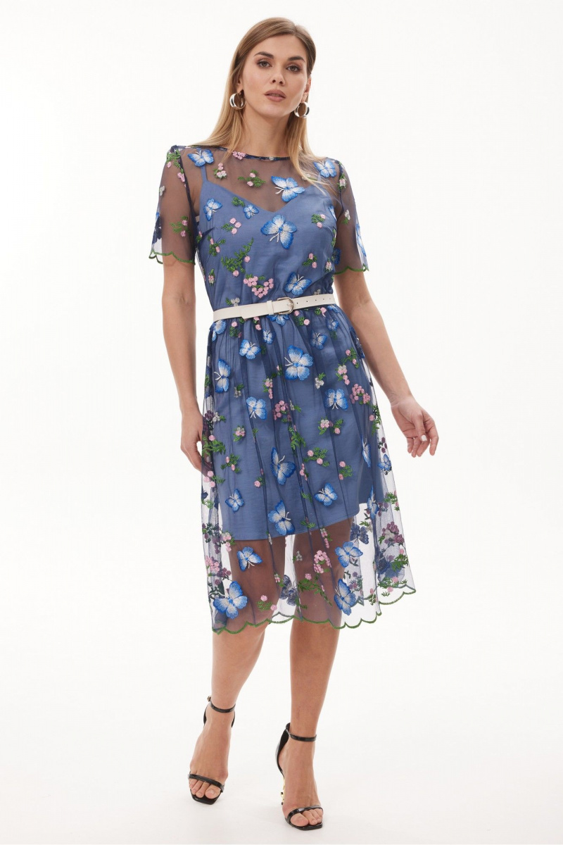 Платья NiV NiV fashion 455 синий