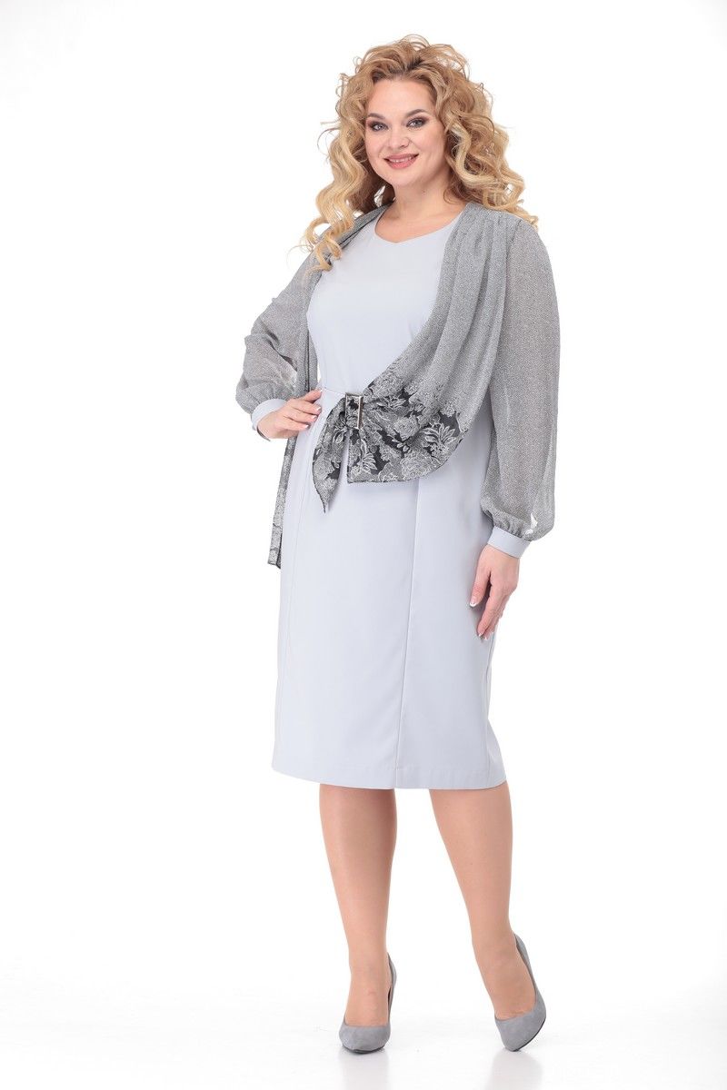 Платья Angelina & Сompany 491 светло-серый