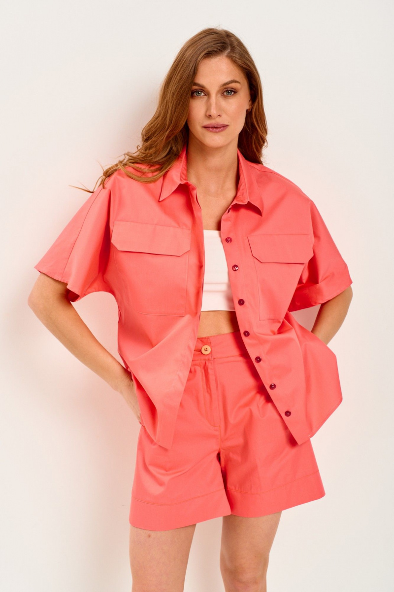 Блузы Moment Fashion 1012 розовый
