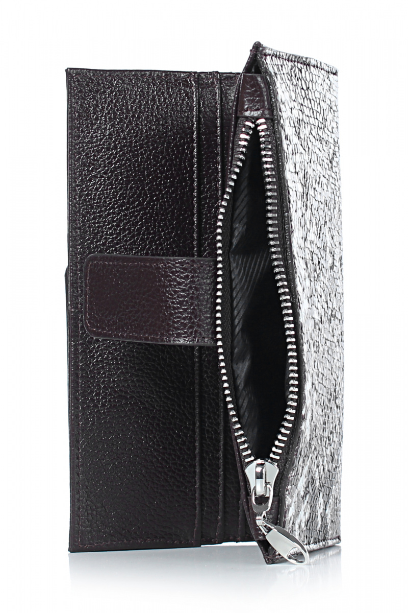 Кошельки и косметички Galanteya 43424.25с475к45 ч.бел/коричн