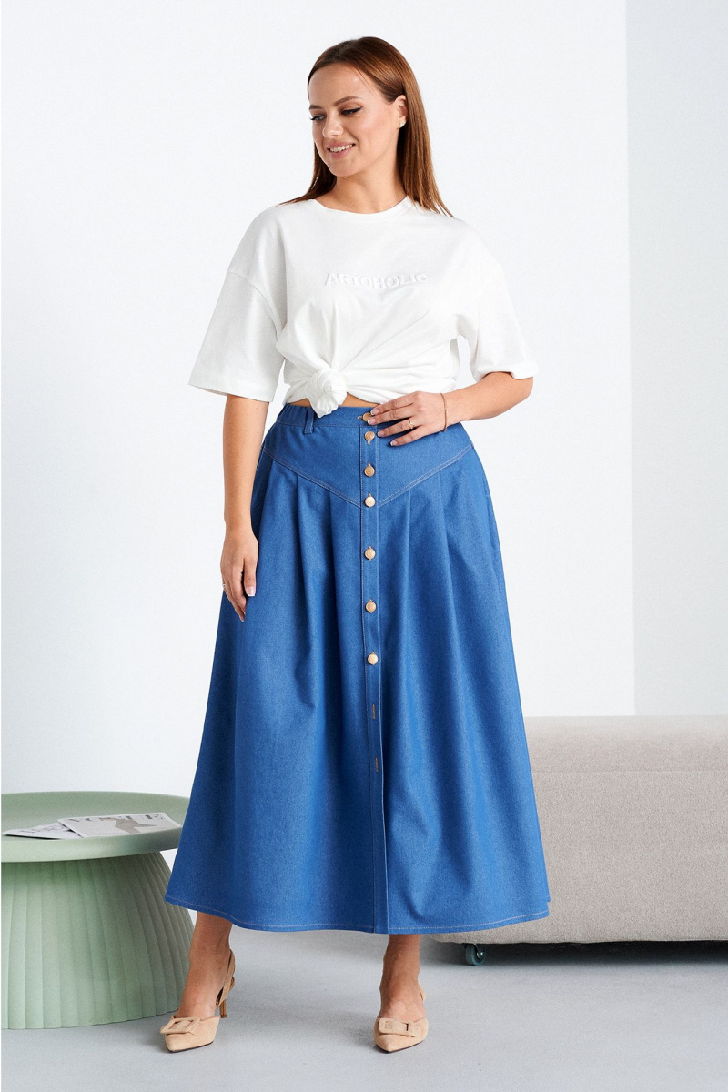 Юбки Liona Style 949 синий