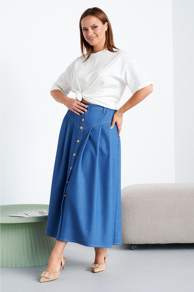 Юбки Liona Style 949 синий