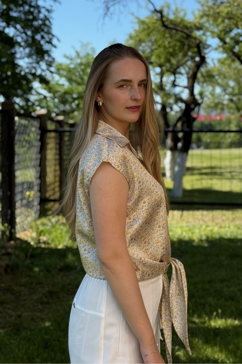 Блузы LIZET М427 желтый