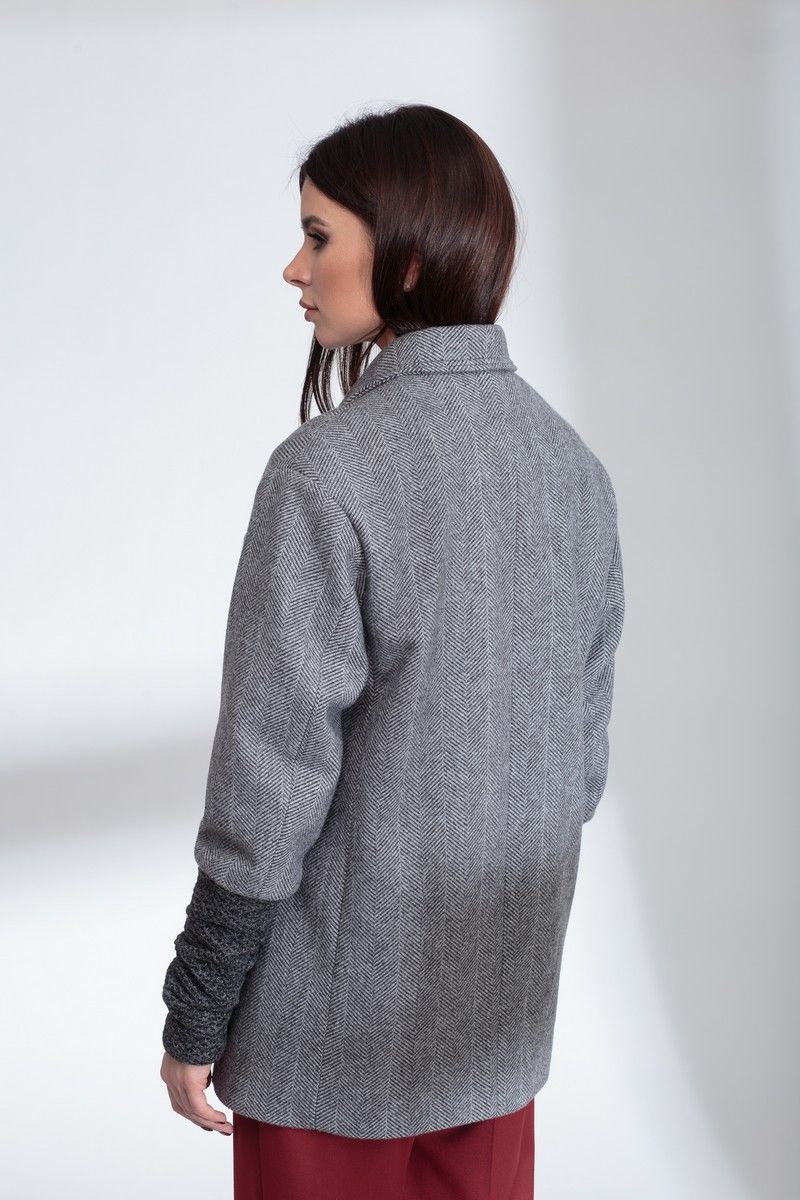 Женская куртка SandyNa 13898 угольно-серый