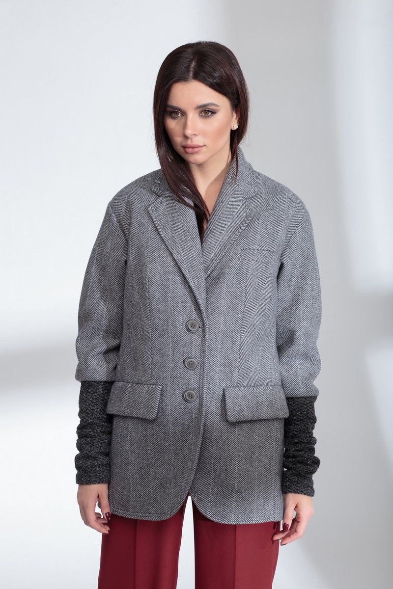 Женская куртка SandyNa 13898 угольно-серый
