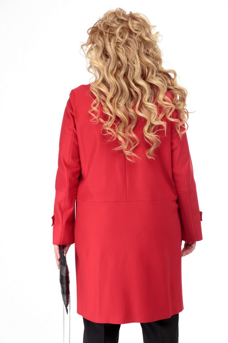 Женское пальто БелЭльСтиль 778 красный