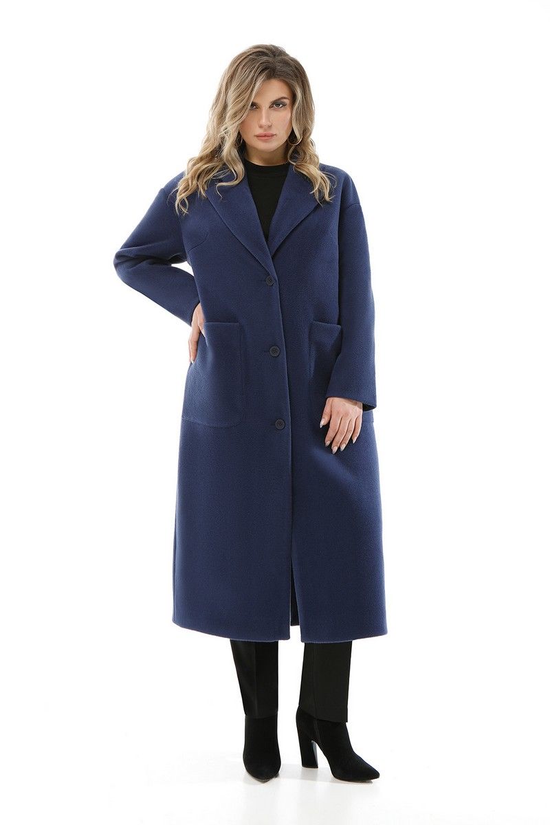 Женское пальто Pretty 1932 темно-синий