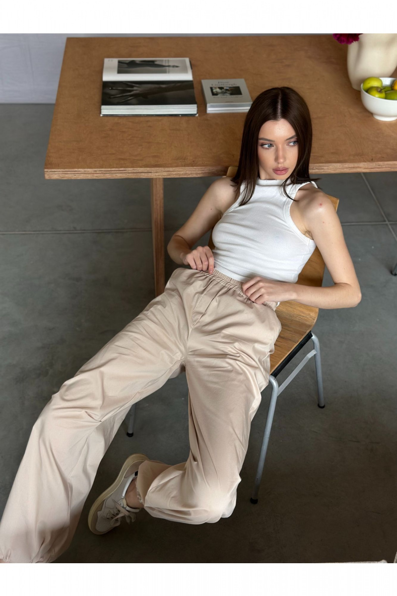 Брюки THE.WOMAN 0324 бежевый