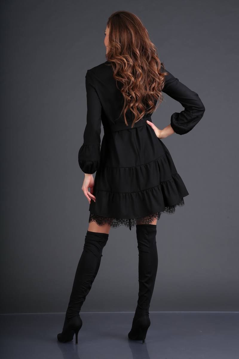Платье DoMira 01-586 черный