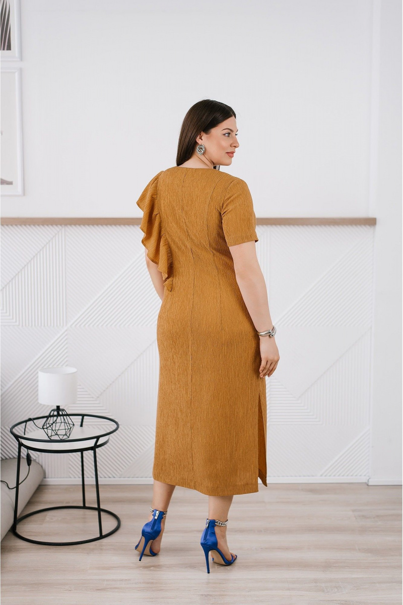 Платья TAEMNA 25009 горчичный