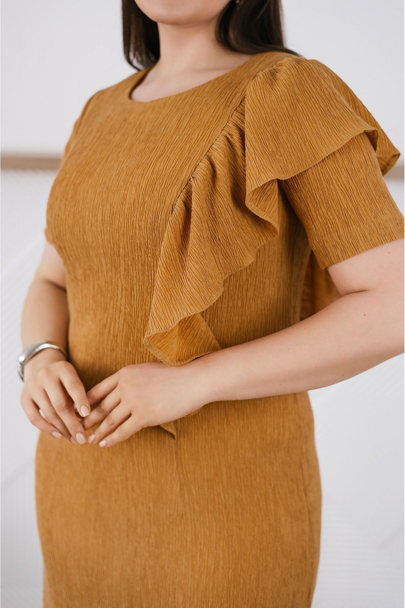 Платья TAEMNA 25009 горчичный