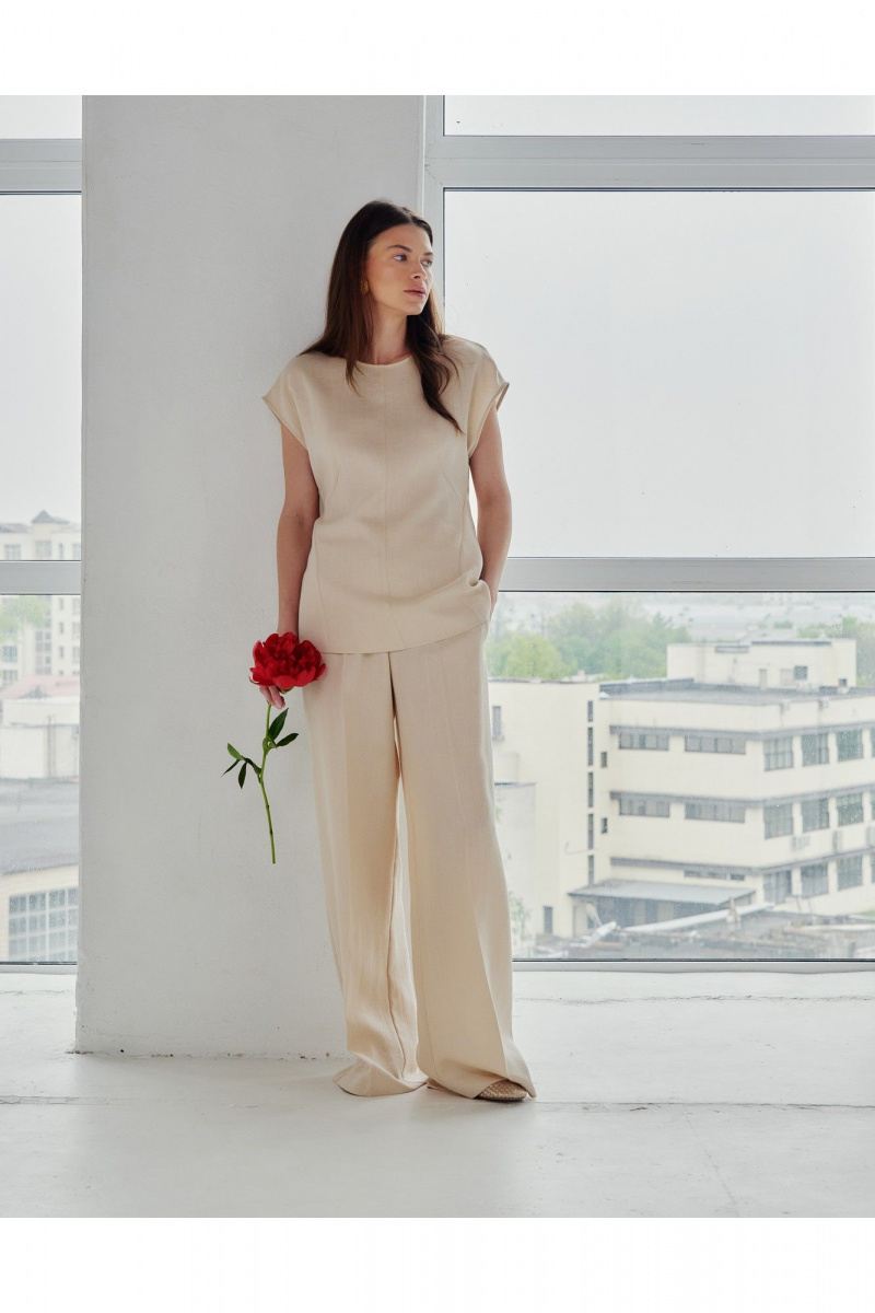 Брюки HELEN BIRCH В022о кремовый