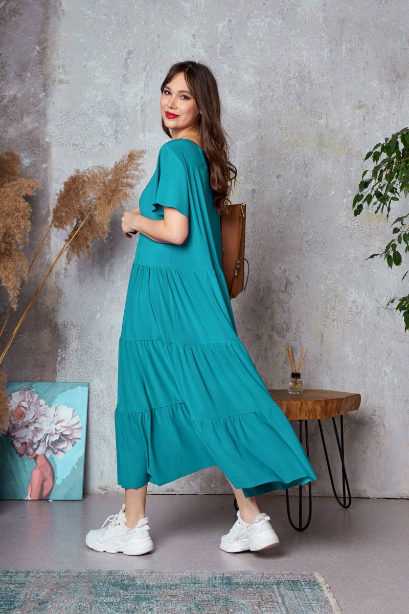 Платья Anastasia 1218 изумрудный