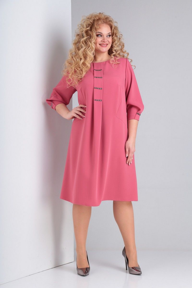 Платье Ксения Стиль 1849 розовый