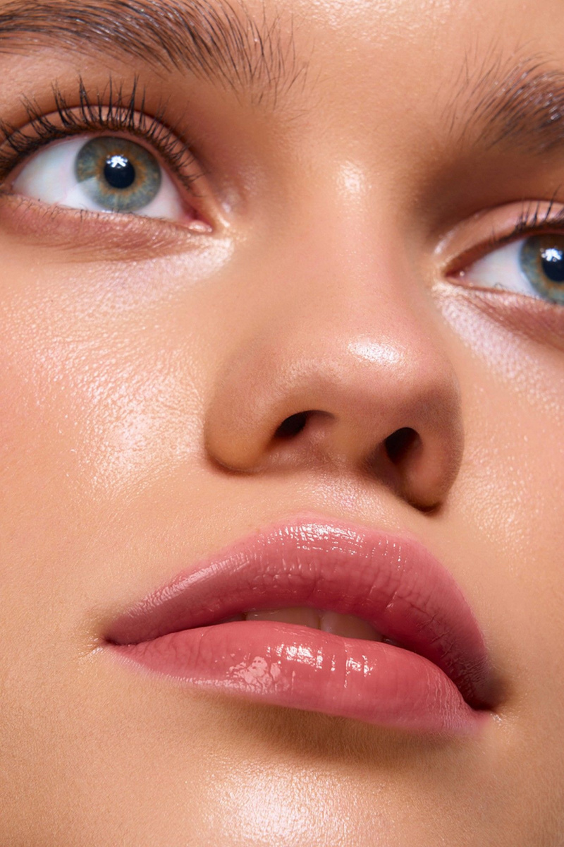 Блески и тинты LUXVISAGE LIP ECSTASY HYALURON & COLLAGEN 604 бежево-розовый