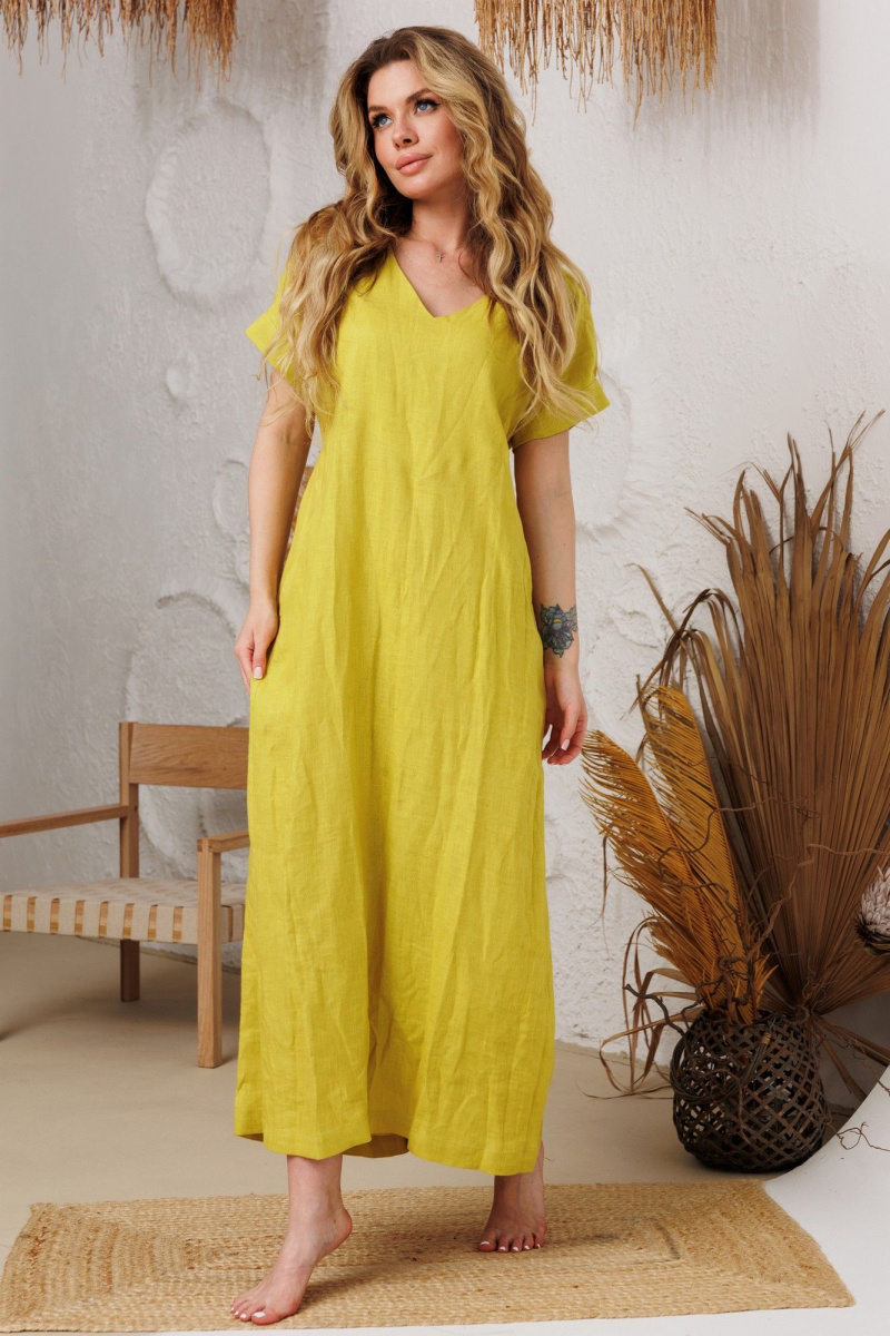 Платья АМУЛЕТ 9901 мимоза