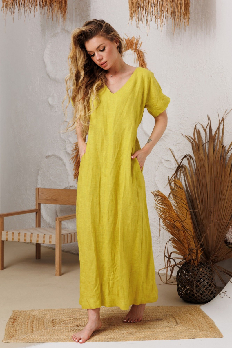 Платья АМУЛЕТ 9901 мимоза