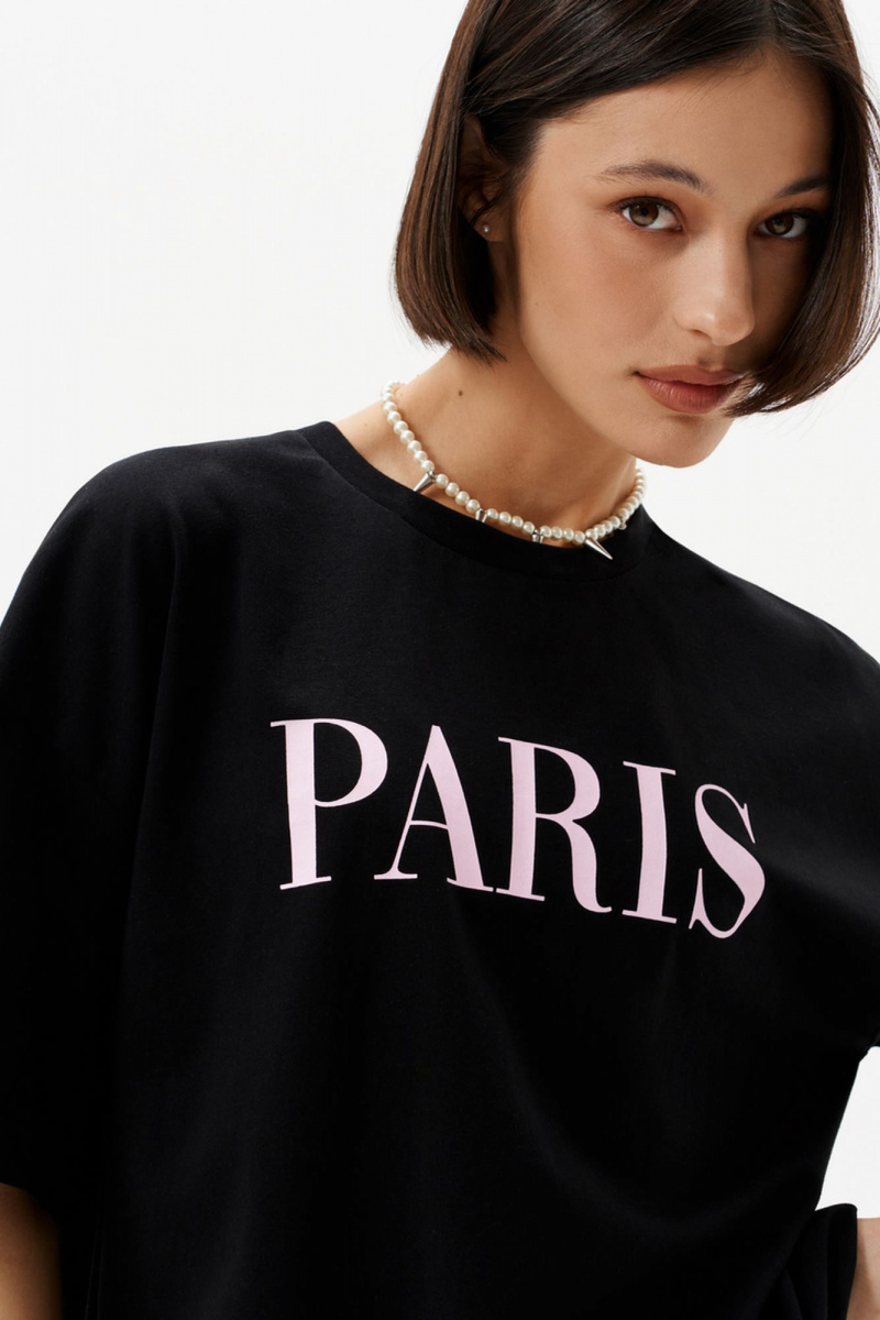 Майки 10DENCY 23335 черный/розовый