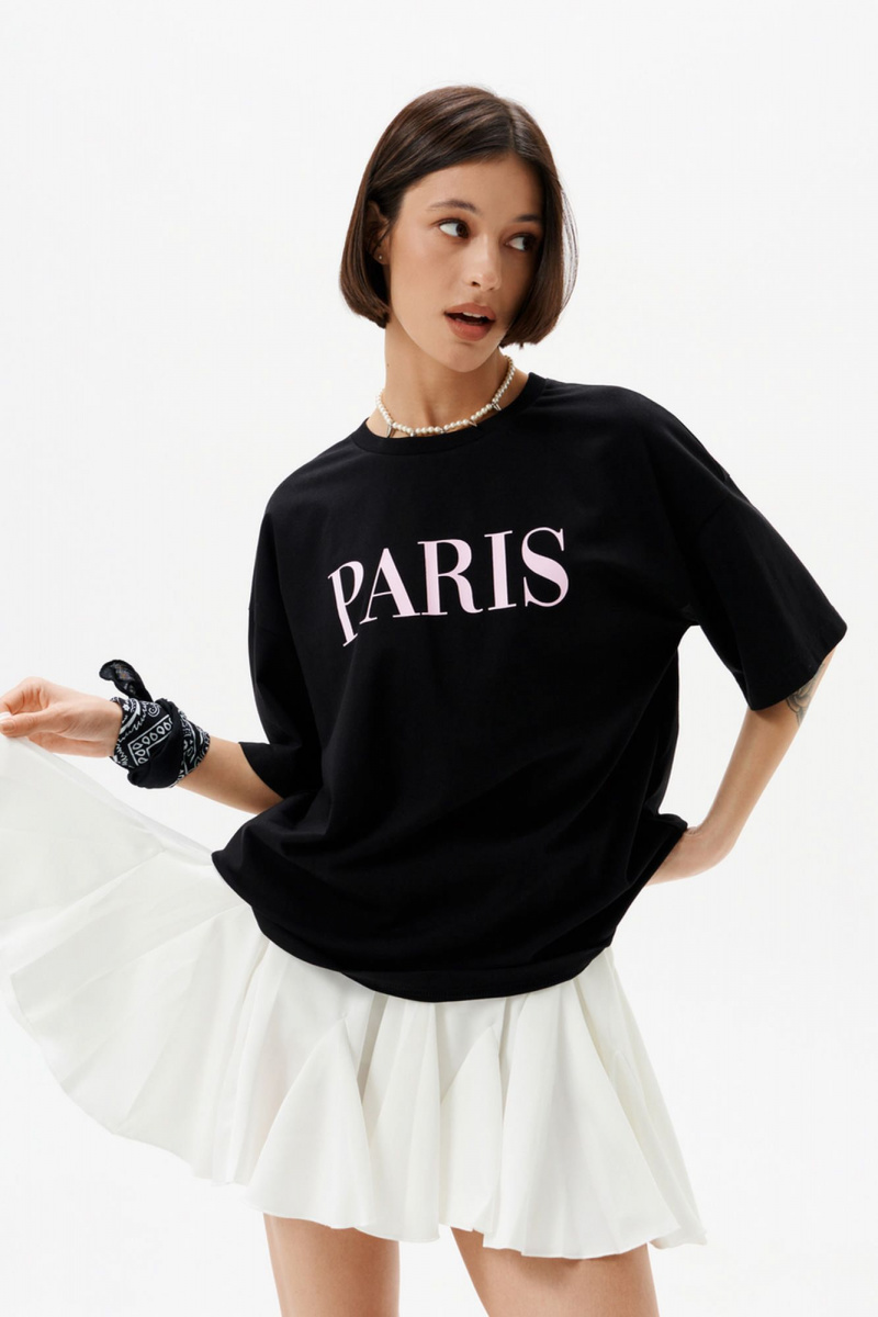 Майки 10DENCY 23335 черный/розовый