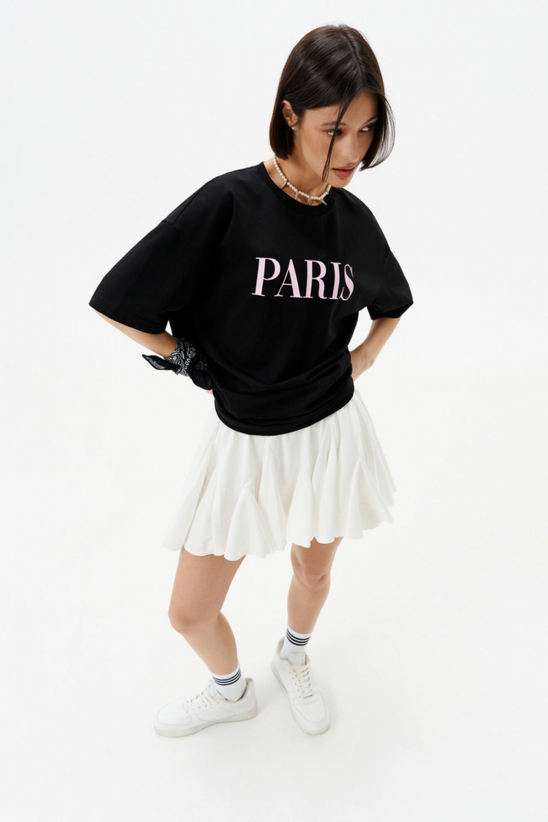 Майки 10DENCY 23335 черный/розовый