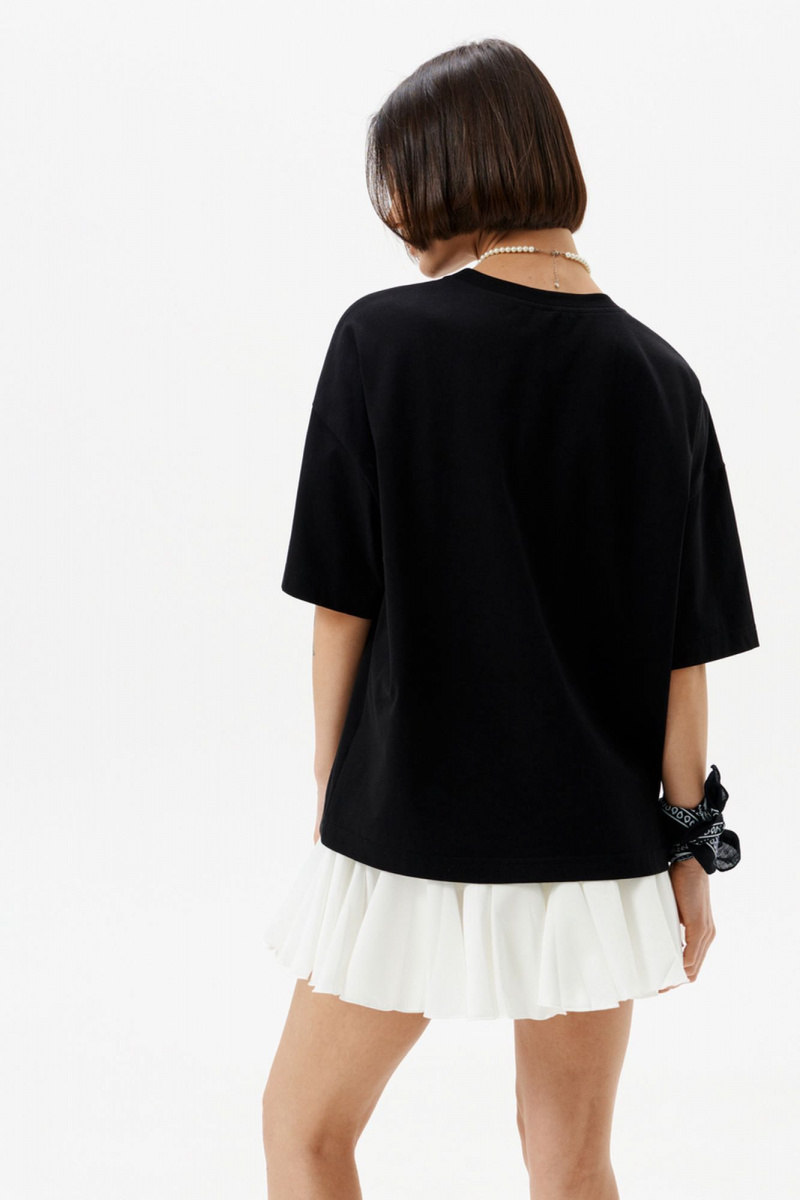 Майки 10DENCY 23335 черный/розовый