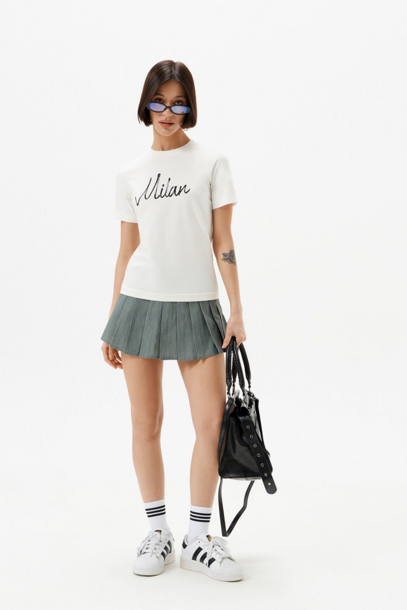 Майки 10DENCY 23339 молочный/черный