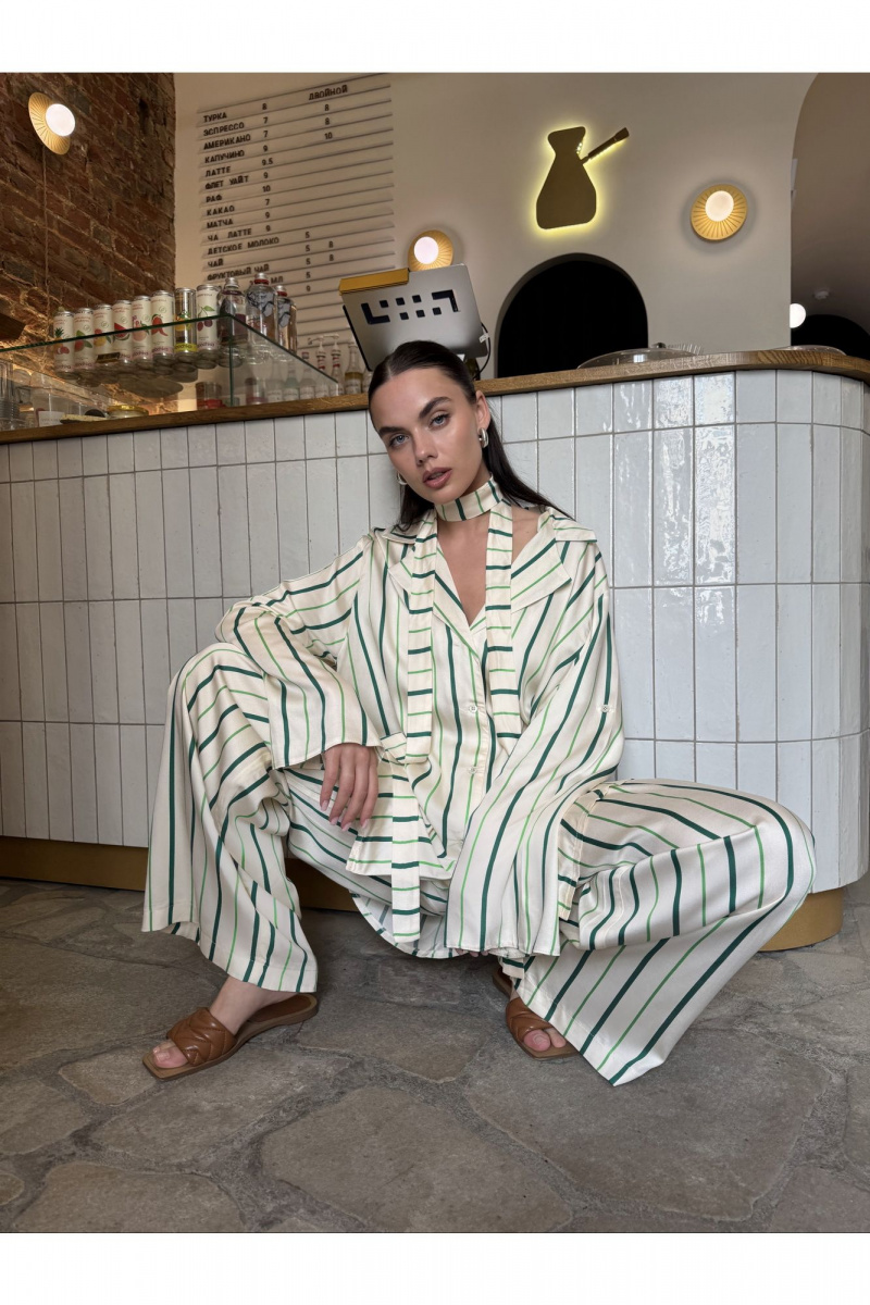 Брючный комплект THE.WOMAN 0329 бежевый