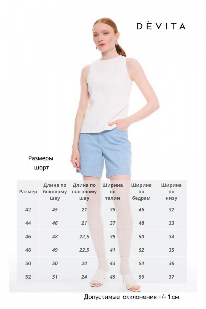 Шорты DEVITA 3019 деним