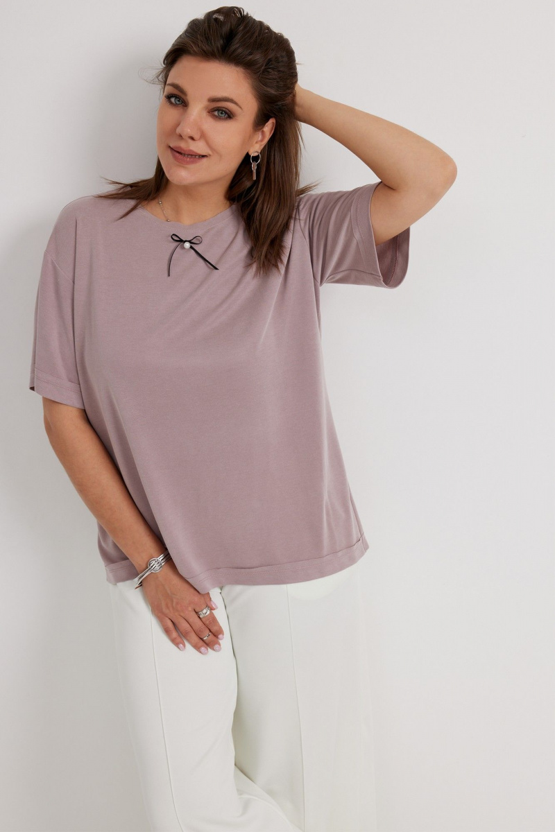 Блузы BegiModa 4134 розовый_пепел