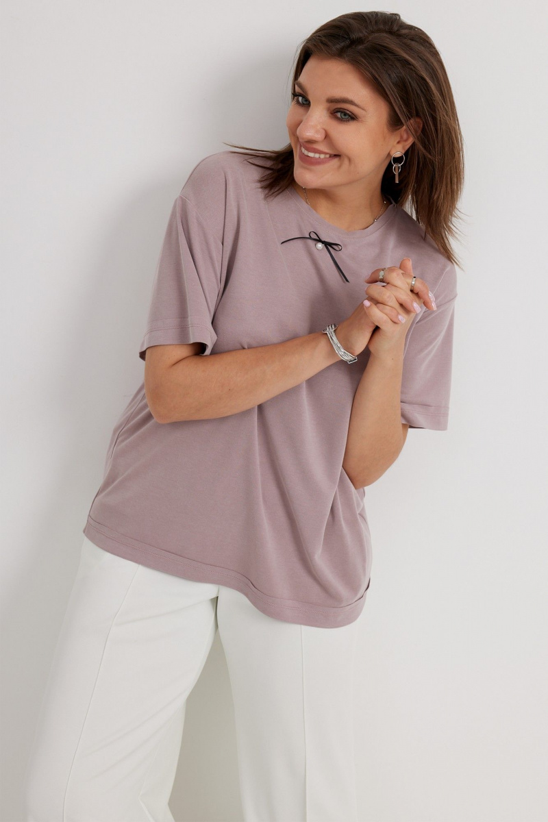 Блузы BegiModa 4134 розовый_пепел