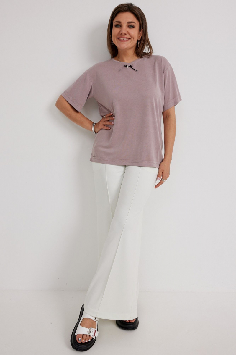 Блузы BegiModa 4134 розовый_пепел