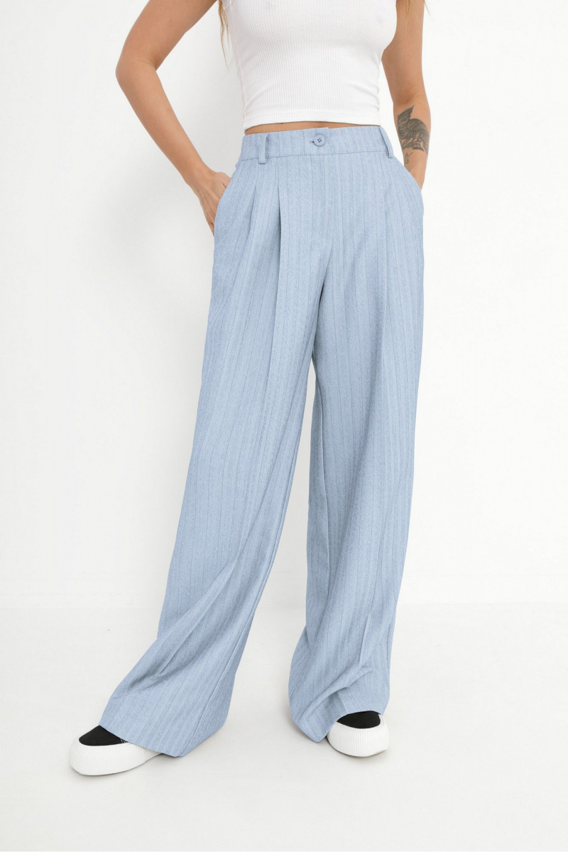 Брючный костюм PiRS 5854 голубой