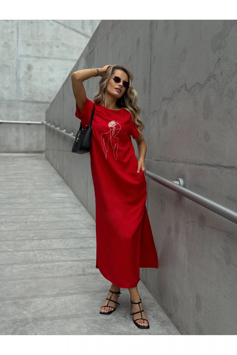 Платья Dilana VIP 2100 красный