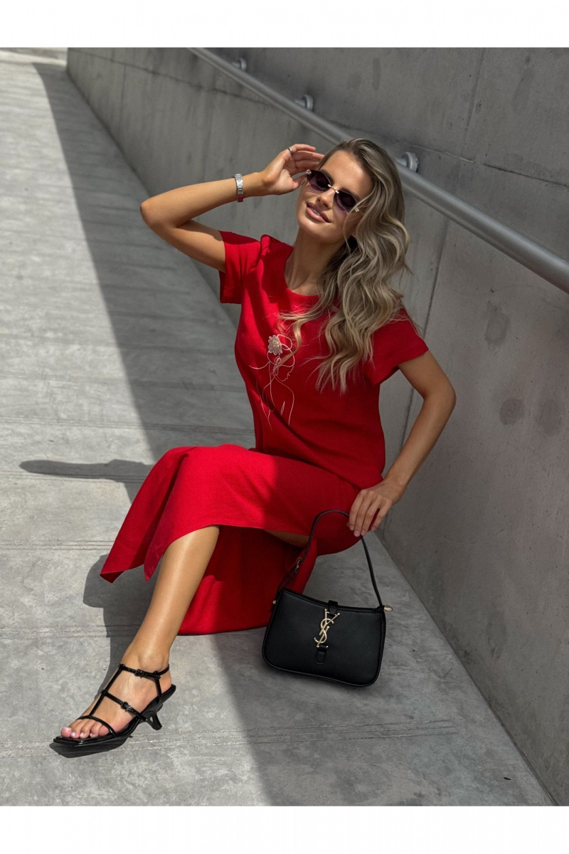 Платья Dilana VIP 2100 красный