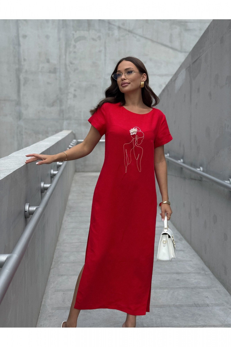 Платья Dilana VIP 2100 красный