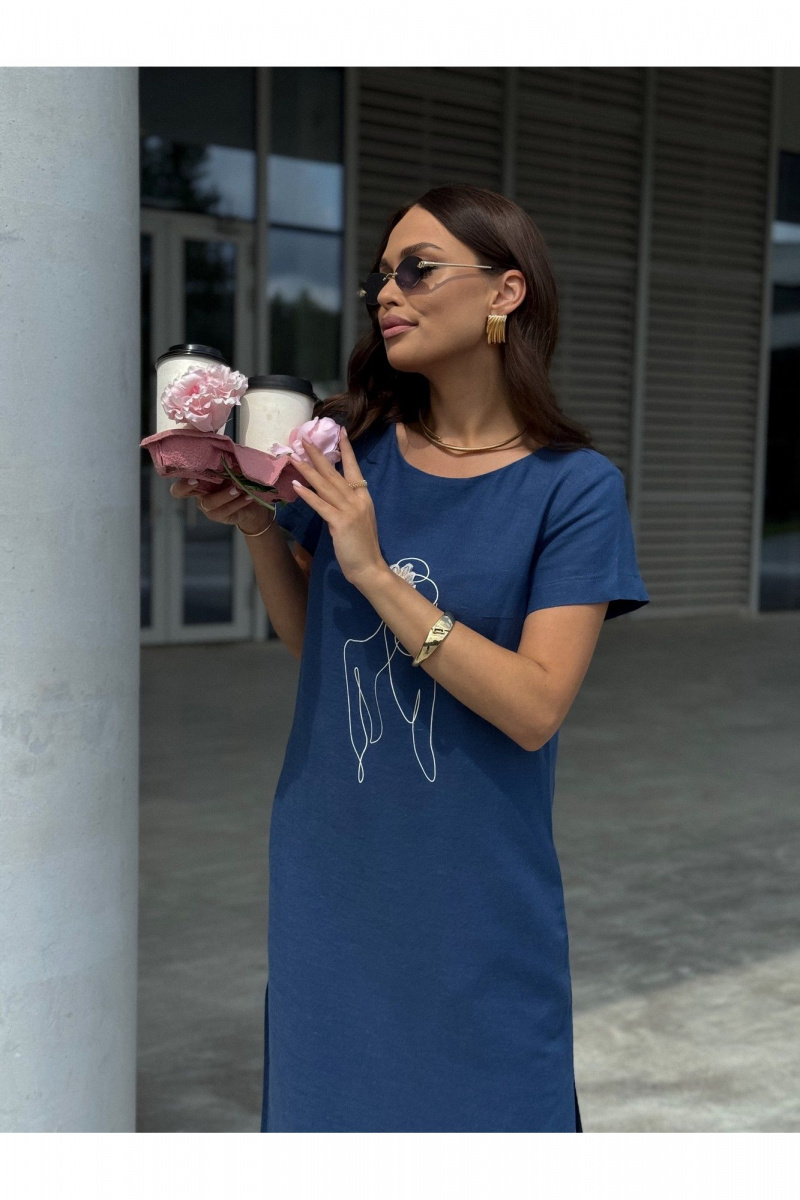 Платья Dilana VIP 2100 синий