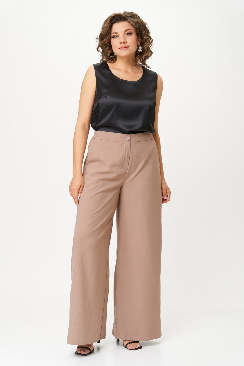 Брючный костюм ANASTASIA MAK 1283 капучино