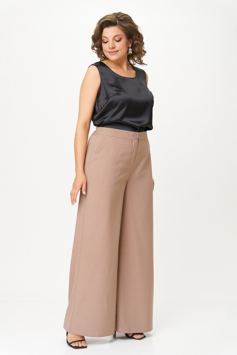 Брючный костюм ANASTASIA MAK 1283 капучино