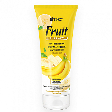 Очищение и демакияж Belita FRUIT Therapy КРЕМ-ПЕНКА питательная д/умывания с БАНАНОМ