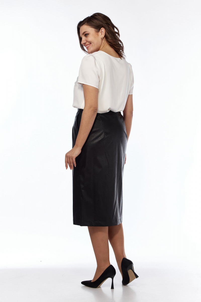 Юбочный комплект Kauhanka 004 молочный-черный