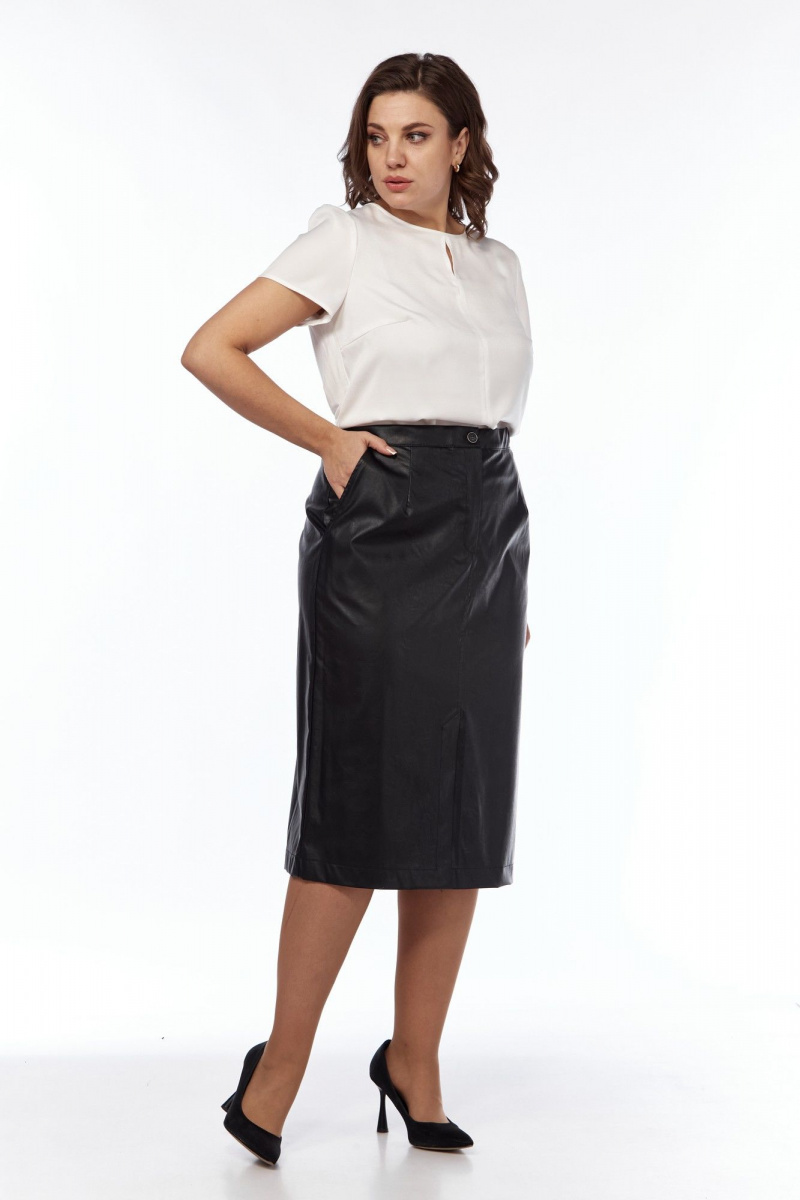 Юбочный комплект Kauhanka 004 молочный-черный