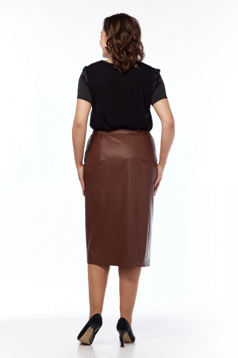 Юбочный комплект Kauhanka 004 черный-коричневый