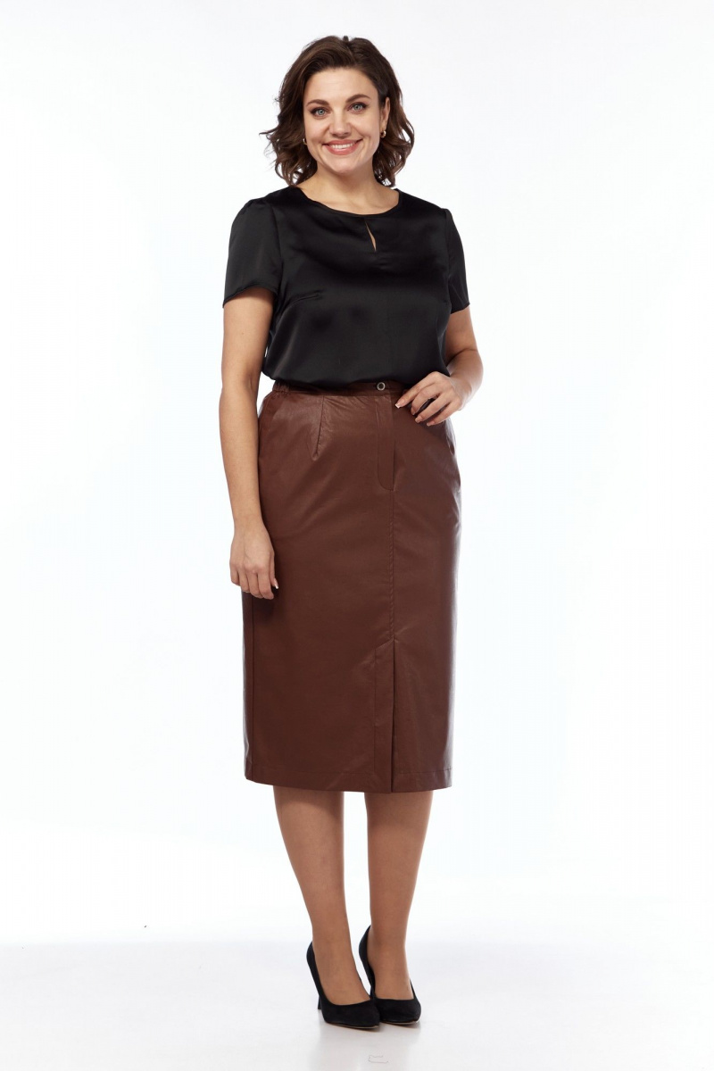 Юбочный комплект Kauhanka 004 черный-коричневый