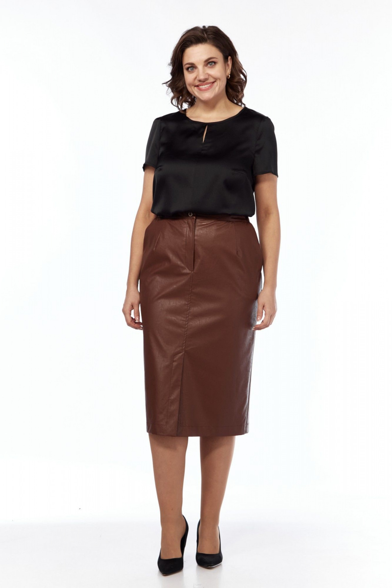 Юбочный комплект Kauhanka 004 черный-коричневый